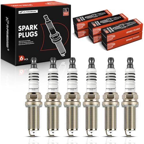 A-Premium Double Iridium Spark Plugs Compatible with...