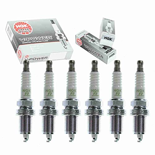 6 pc NGK V-Power Spark Plugs compatible with Dodge Dakota...