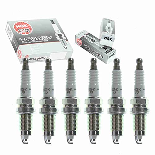 6 pc NGK V-Power Spark Plugs compatible with Dodge Dakota...