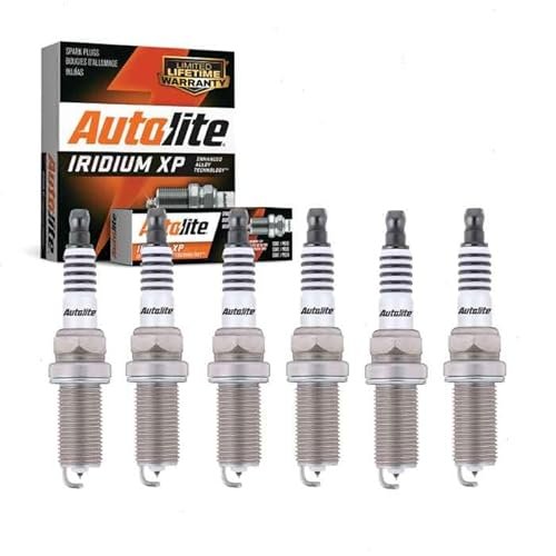 6 pc Autolite Iridium XP Spark Plugs compatible with...