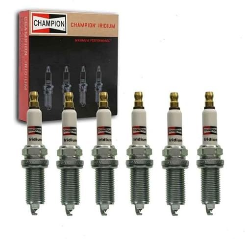 6 pc Champion Iridium Spark Plugs compatible with Toyota...