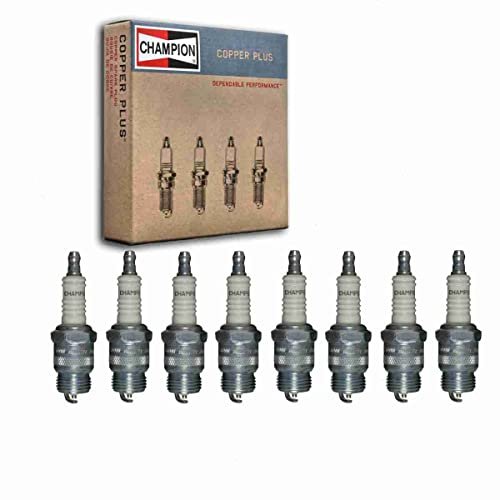 8 pc Champion Copper Plus Spark Plugs compatible with...