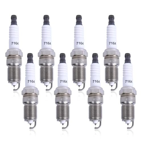 7164 Iridium Spark Plugs Compatible with 1997-2010 Ford...