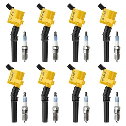 DG508 Ignition Coil Pack & Iridium Spark Plug SP479 Set,...