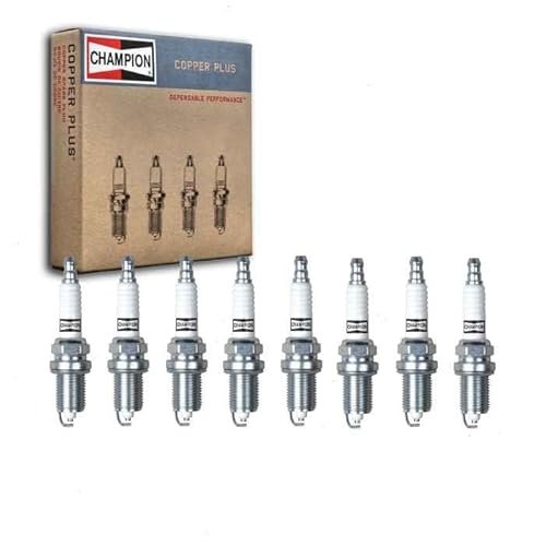 8 pc Champion Copper Plus Spark Plugs compatible with...
