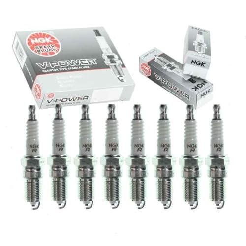 8 pc NGK V-Power Spark Plugs compatible with Chevrolet...