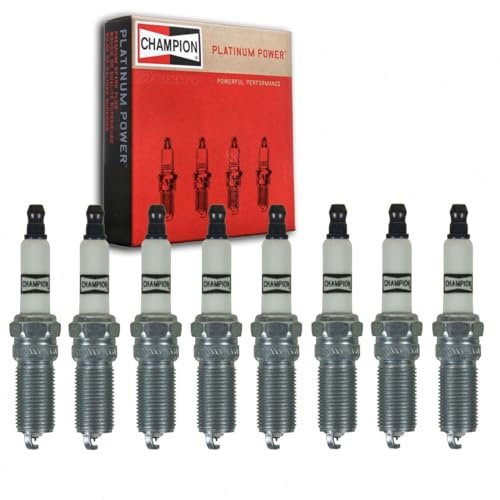 8 pc Champion Platinum Spark Plugs compatible with Ford...