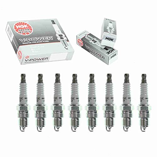 8 pc NGK V-Power Spark Plugs compatible with Chevrolet...
