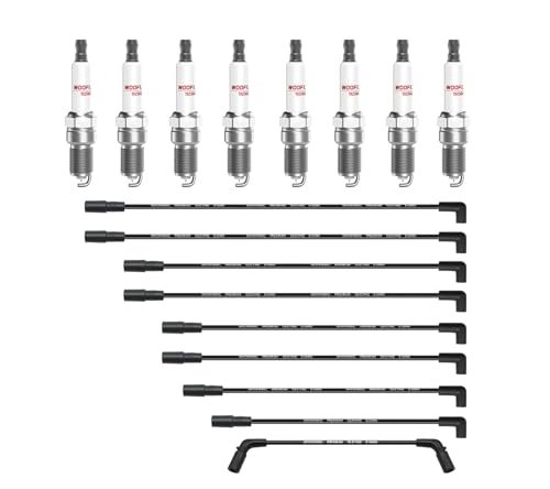 Iridium Spark Plugs & Spark Plug Wires for Chevy 5.7L...