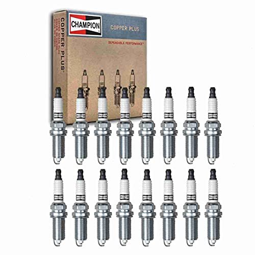 16 pc Champion Copper Plus Spark Plugs compatible with...