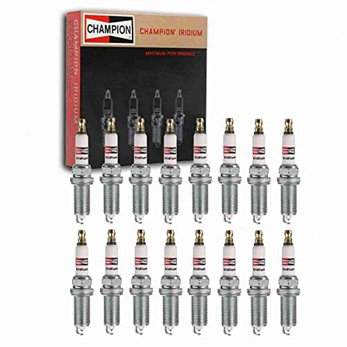 16 pc Champion Iridium Spark Plugs compatible with Dodge...