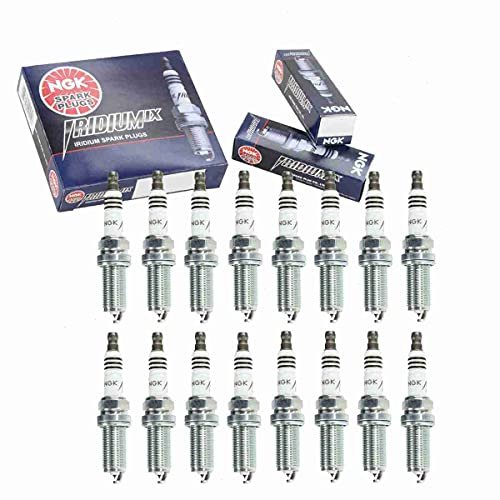 16 pc NGK Iridium IX Spark Plugs compatible with Dodge...