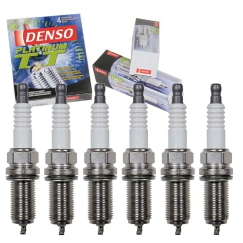6 pc DENSO Platinum TT Spark Plugs compatible with Toyota...