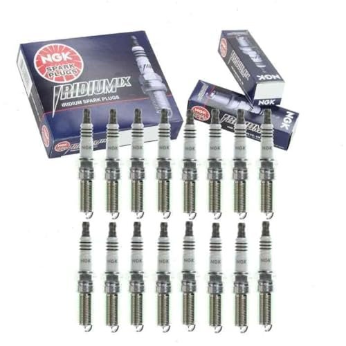 16 pc NGK Iridium IX Spark Plugs compatible with Ford...