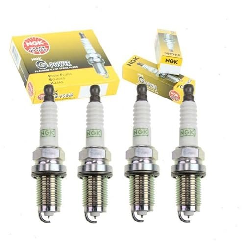 4 pc NGK G-Power Spark Plugs compatible with Honda Civic...