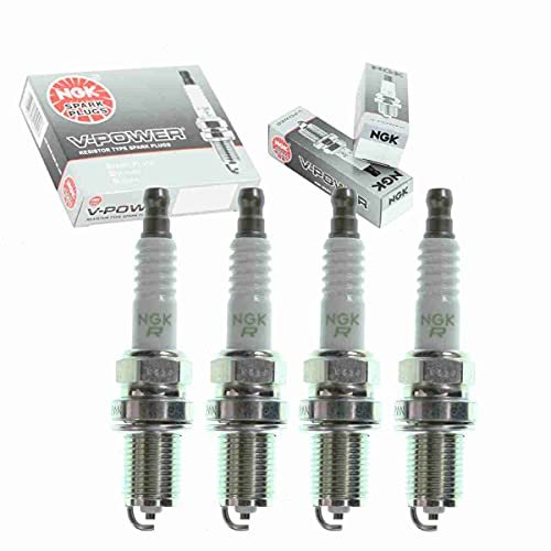 4 pc NGK V-Power Spark Plugs compatible with Acura...