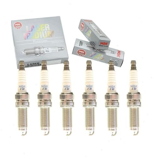 6 pc NGK Laser Iridium Spark Plugs compatible with Acura...
