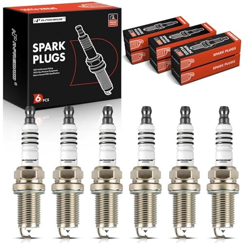 A-Premium Iridium Platinum Spark Plugs Compatible with...
