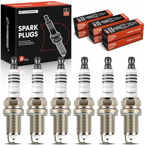 A-Premium Iridium Platinum Spark Plugs Compatible with...