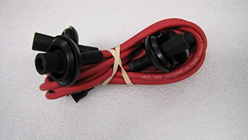 SPARK PLUG WIRE SET, RED, dune buggy vw baja bug