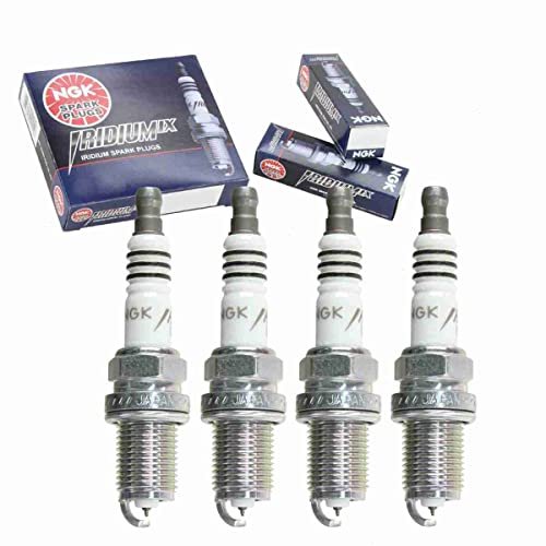 4 pc NGK Iridium IX Spark Plugs compatible with Audi...