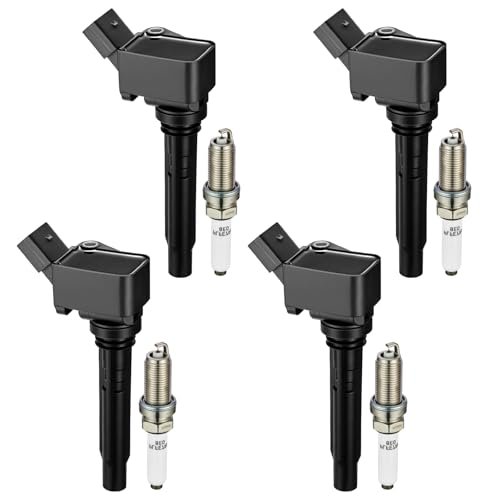 SYKRSS Set of 4 Ignition Coil Pack UF716 and Iridium...