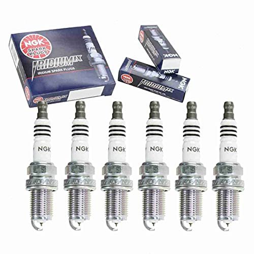 6 pc NGK Iridium IX Spark Plugs compatible with Audi...