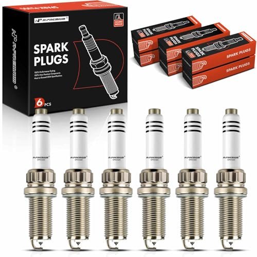 A-Premium Iridium Platinum Spark Plugs Compatible with Audi...