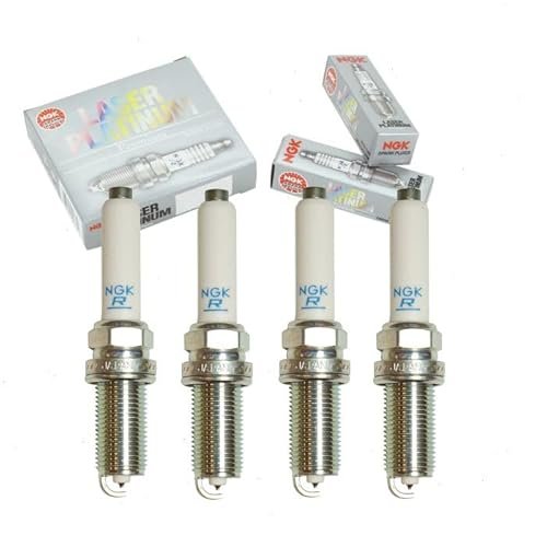 4 pc NGK Laser Platinum Spark Plugs compatible with Audi...