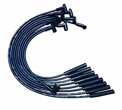 Moroso 51055 Ultra Series Black Spark Plug Wires, Mopar...