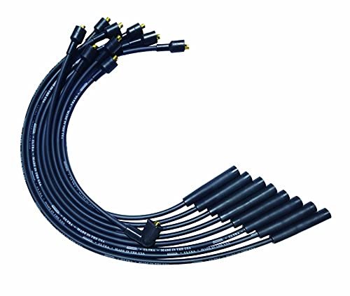 Moroso 51056 Ultra Series Black Spark Plug Wires, Mopar...