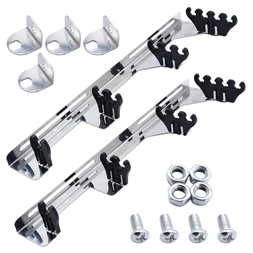 YUCHENSHLP Chrome Linear Spark Plug Wire Separators Divider...