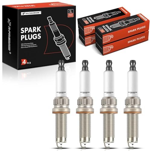 A-Premium Iridium Platinum Spark Plugs Compatible with BMW...