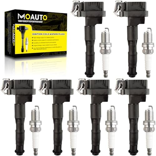 MOAUTO Set of 6 Ignition Coils Pack UF354 12137599219 &...
