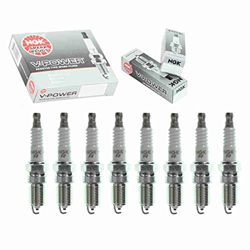 8 pc NGK V-Power Spark Plugs compatible with Chevrolet...