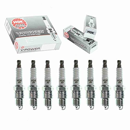 8 pc NGK V-Power Spark Plugs compatible with Chevrolet...