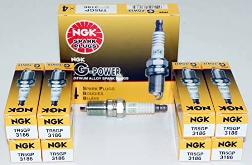 NGK # 3186 G-Power Platinum Spark Plugs TR5GP - 8...