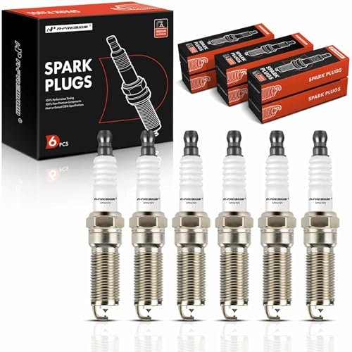 A-Premium Iridium Platinum Spark Plugs Compatible with...