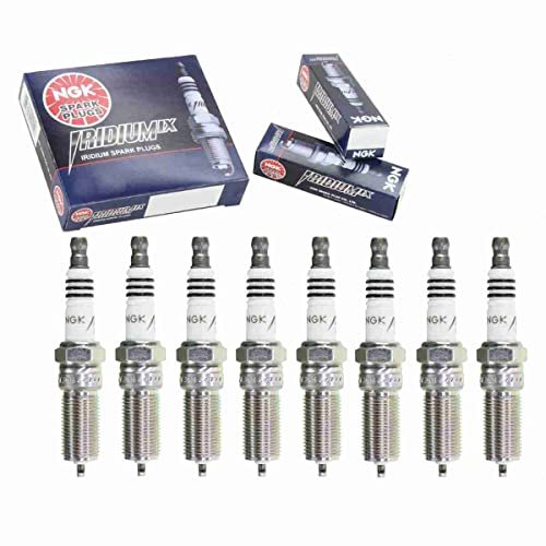 8 pc NGK Iridium IX Spark Plugs compatible with Cadillac...