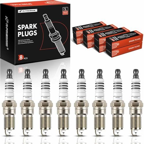 A-Premium 7397 Iridium Platinum Spark Plugs (8 Packs)...