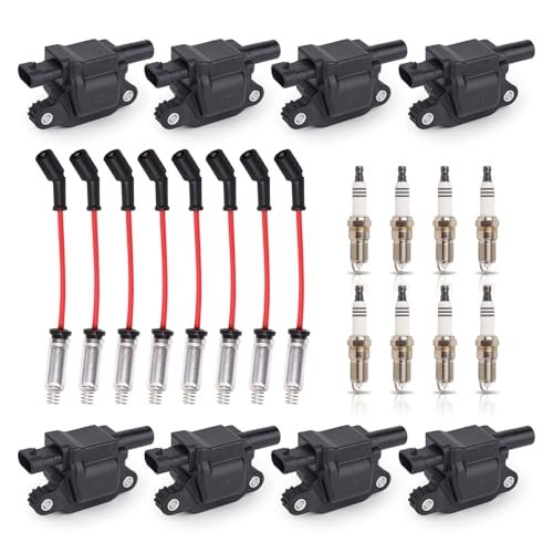 ENA 8 Pack UF413 Ignition Coil 41962 Spark Plug and...