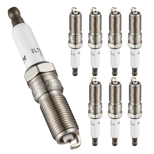 SYKRSS 41-114 Iridium Spark Plugs 8 Pack Compatible with...