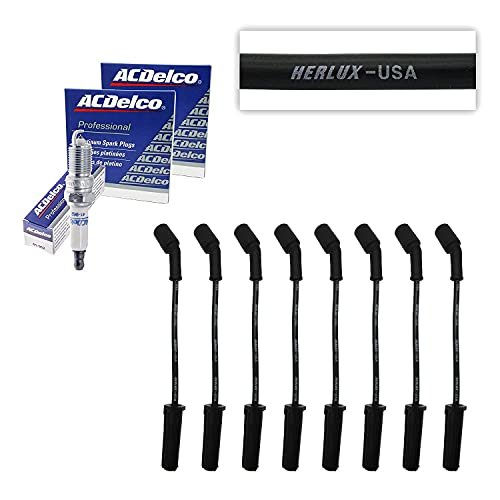 8 ACD-OEM Spark Plugs 41-962 + 8 Herlux Spark Plug...
