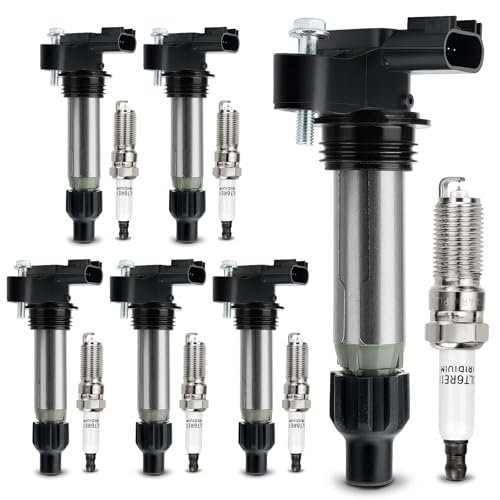 UF569 Ignition Coil &12622561 Double Iridium Spark Plug For...