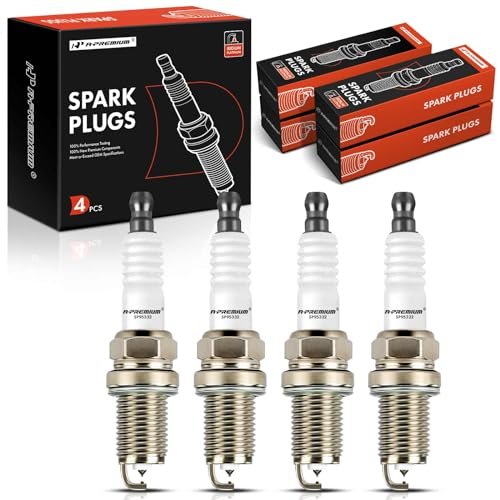 A-Premium Iridium Platinum Spark Plugs Compatible with Jeep...