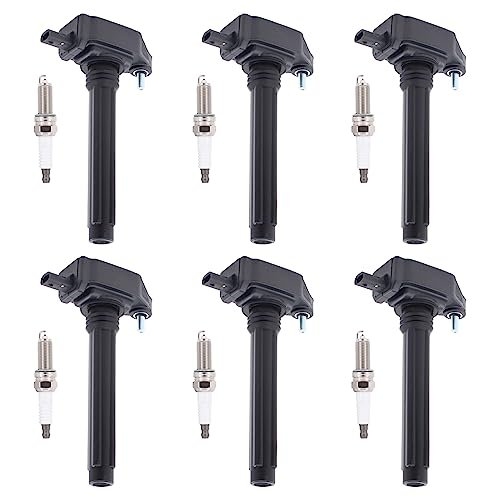 NewYall Ignition Coil and Spark Plugs for Dodge Avenger...