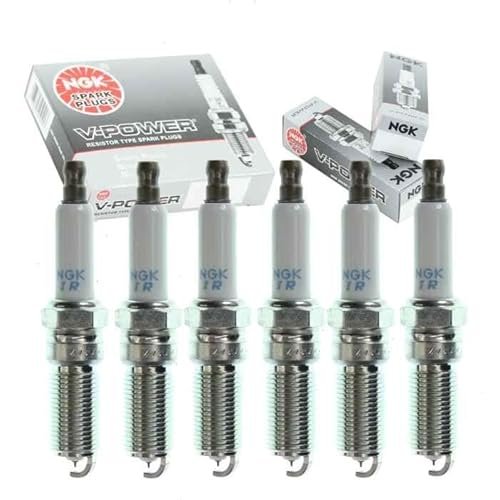 6 pc NGK V-Power Spark Plugs compatible with Dodge Grand...