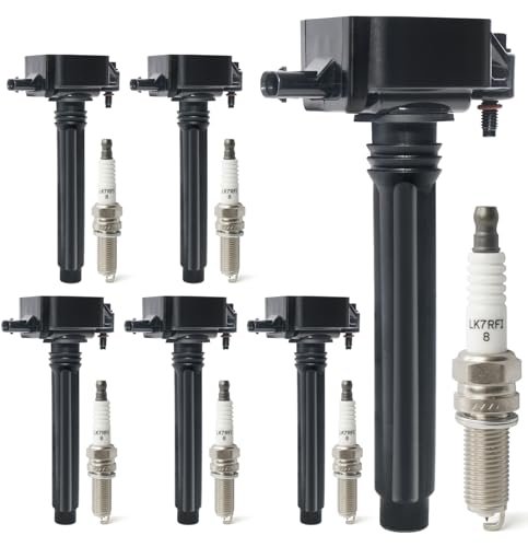 Set of 6 Ignition Coil Packs & Iridium Spark Plugs...