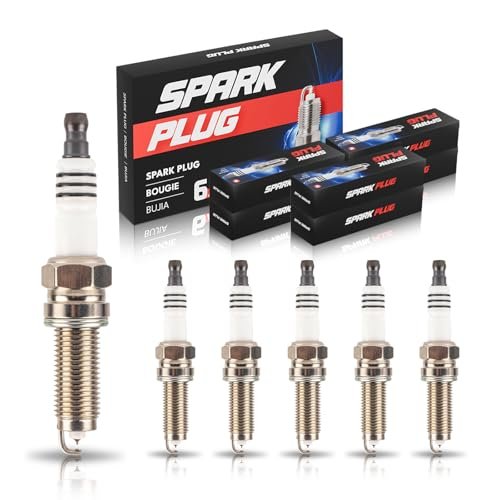 ENA Set of 6 Iridium Spark Plug Compatible with BMW...
