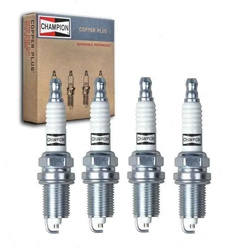 4 pc Champion Copper Plus Spark Plugs compatible with...